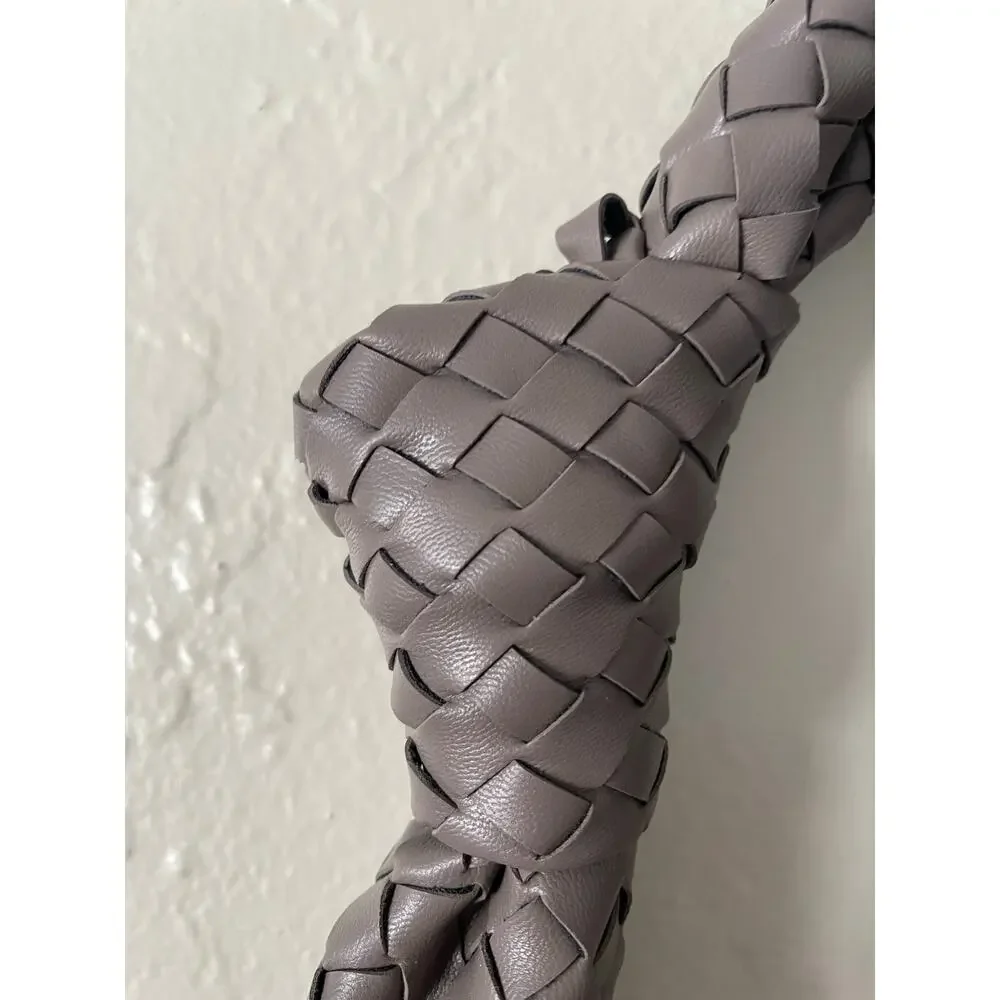 Melie Bianco Woven Hobo Bag in Gray